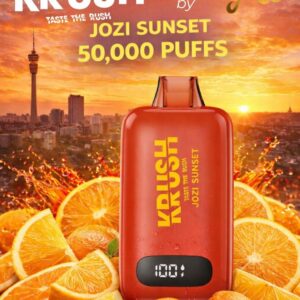 Krush 50000 Puffs Jozi Sunset Orange Citrus