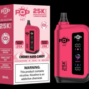 POP Hit 25k Puffs Cherry Hard Candy