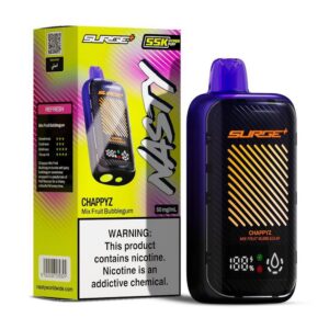 Nasty Surge+ 55k Puffs Chappyz Mix Fruit Bubblegum